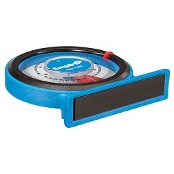 Magnetic Protractor, 360 deg, Polycast