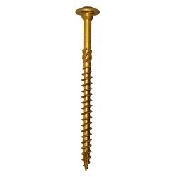 RSS 2816346 Rugged Structural Screw, 5/16 in, 4 in Overall Length, Washer, Steel, Star Drive