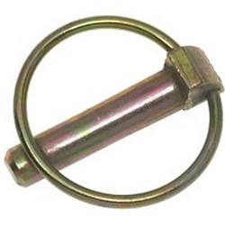 Lynch Pin, 1/4 in Dia, 2-1/8 in Overall Length, Carbon Steel, Zinc Plated