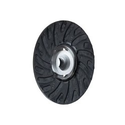 PFERD 69525 Fiber Disc Backing Pad, 5 in Wheel Dia, 5/8 in-11 Center Hole, Rubber Abrasive
