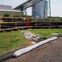 New PIG® BOM304 Oil-Only Absorbent Boom, 8 in Dia, 10 ft Length, 12 gal Absorption Capacity, Fluids Absorbed: Oils, Fuels, Oil-based Liquids (not Water), White