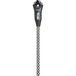 Petzl R100BA03 Safety Rope with Sewn Eye, 11 mm Dia, 100 ft Length, Yellow/Black, Polyester