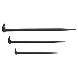 Proto® J2138 Pry Bar Set, 3 Pieces, Alloy Steel