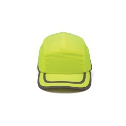 Pyramex® HP50031 Baseball Style Bump Cap, Hi-Viz Lime, ABS/Cotton/Polyester Mesh, Hook and Loop Strap Suspension