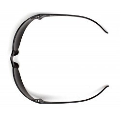 Pyramex® Intruder® S4120ST Safety Glasses, Anti-Fog, Anti-Scratch Lens Coating, Gray Lens, Frameless, Blue Frame, Polycarbonate Frame, Polycarbonate Lens, Universal