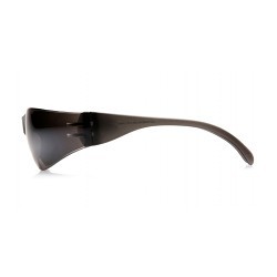 Pyramex® Intruder® S4170S Safety Glasses, Anti-Scratch Lens Coating, Silver Mirror Lens, Frameless, Polycarbonate Lens