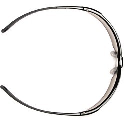 Pyramex® SB8680D Safety Eyewear, Anti-Scratch Lens Coating, Indoor/Outdoor Mirror Lens, Semi-Framed Frame, Black Frame, Polycarbonate Frame, Polycarbonate Lens, ANSI Z87.1, CAN/CSA Z94.3-15, CE EN166, MIL-PRF 32432