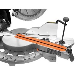 RIDGID® R4222 Dual Bevel Sliding Miter Saw, 12 in Blade, 70 deg Miter Capacity, LED Cut Line Indicator