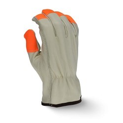 Radians® RWG4220HM Driver Gloves, Economy Glove, Medium, #8, Leather