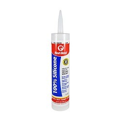 Red Devil® 826 Silicone Sealant, 10.1 fl-oz Container Size Range, Cartridge, Clear, Applicable Materials: Aluminum, Ceramic Tile, Glass, Porcelain, Fiberglass, Vinyl, Plastic