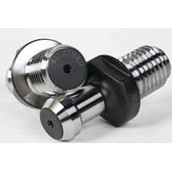 Retention Knob Supply CT-50 Retention Knob, 1-8 in, 45 deg, 0.905 in Knob Dia, CAT50 Taper, 3.075 in Overall Length, Through Coolant; No
