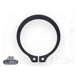 BSH-078 Snap Ring, Bowed External, Imperial, Carbon Spring Steel, Phosphate