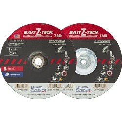 SAIT® 22632 Grinding Wheel, 5 in Wheel Dia, 1/8 in Wheel Thickness, 24 Grit, Zirconium Grain Abrasive