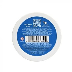 SRA Soldering Products FLS135 Soldering Flux, 2 oz, Jar, 3 % VOC