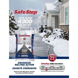 Safe Air of Illinois & Dowco Products 806696 Ice Melter, 50 lb, Bag, -7 deg F, White