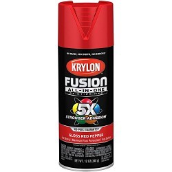 Sherwin-Williams® Krylon® K02720007 Spray Paint, 12 oz Container, Red Pepper, 20 to 25 sq-ft Coverage, 2 hr Curing