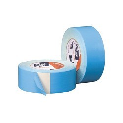 Shurtape® 101332 DF 545 Premium Professional-Grade Double Coated Tape, 33 m L x 48 mm W, 13.5 mil THK, Rubber Based Adhesive, Polyester/Cotton Blend Cloth Backing, Natural