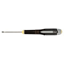 Snap-on Industrial Brands Bahco® BE-8020 Straight Screwdriver, Slotted Point, 0.115 WD x 1/8 THK in Point, Phosphate