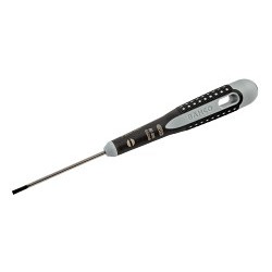 Snap-on Industrial Brands Bahco® BE-8020 Straight Screwdriver, Slotted Point, 0.115 WD x 1/8 THK in Point, Phosphate