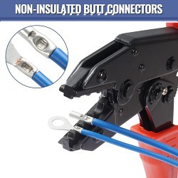 Sopoby D-BM-S102 Butt Connectors Kit, 24-8 AWG Conductor, Copper