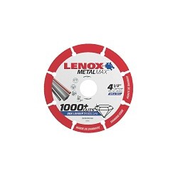 Stanley Black & Decker® Lenox® 1972929 Cut-Off Wheel, 14 in Wheel Dia, 0.13 in Wheel Thickness, 1 in Center Hole, 25/30 Grit, Diamond Abrasive