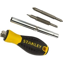 Stanley® Black & Decker 68-012 Quick Change 6-Way Screwdriver, Non-Slip Grip