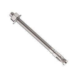 DeWALT® Power-Stud®+ SD4 7334SD4-PWR Wedge Expansion Anchor, 5/8 in Dia, 6 in OAL, 4 in L Thread, 304 Stainless Steel