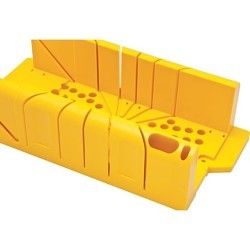 Stanley® Black & Decker 20-600 Clamping Mitre Box, For Use With: 14 Saw, Polypropylene, Yellow