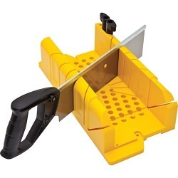 Stanley® Black & Decker 20-600 Clamping Mitre Box, For Use With: 14 Saw, Polypropylene, Yellow