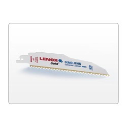 Stanley Black & Decker® Lenox® 21068 Reciprocating Saw Blade, 4 in Length, 3/4 in Width, 18, Bi-Metal Body, U-Shank Tang
