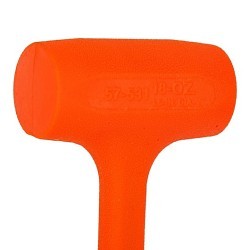 Stanley® Black & Decker 57-531 Dead Blow Hammer, 11-3/8 in Overall Length, Standard Soft Face, 18 oz Head