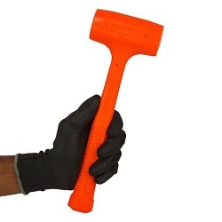 Stanley® Black & Decker 57-531 Dead Blow Hammer, 11-3/8 in Overall Length, Standard Soft Face, 18 oz Head
