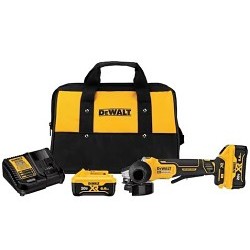 Stanley® Black & Decker Dewalt® DCG413R2 Paddle Switch Small Angle Grinder Kit, 4-1/2 in Wheel Dia