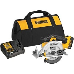 Stanley® Black & Decker Dewalt® DCS391P1 Cordless Circular Saw Kit, 6-1/2 in Blade, 5/8 in, 20 V, 1-5/8 in Cutting Depth, Lithium-Ion Battery, Yes Battery Included, Blade Side Left Hand