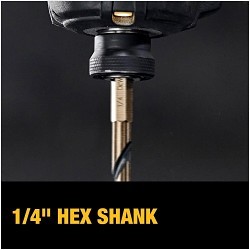 Stanley Black & Decker DeWALT® DWA5006 Impact Ready Drill Bit, 3/32 in Dia