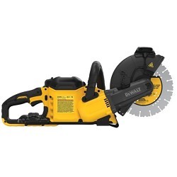 Stanley® DeWALT® DCS690X2 Cut-Off Saw Kit, 9 in Blade,  2 Flexbolt 60V Max Batteries, Cutting Wheel, Diamond Cutting Wheel, Fast Charger, Kit