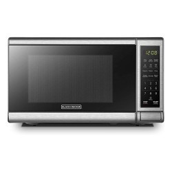 Stanley Black & Decker® EM720CB7 Microwave Oven, 10.2 in Outside Height, 17.3 in Outside Width, 13 in Outside Depth, 0.7 cu-ft, 700 W