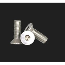 Star Stainless Steel 50C100KFC3 Socket Cap Screw, Flat Head, Measurement System: Imperial, 1/2-13, 1 in Overall Length, Stainless Steel, 316 Grade