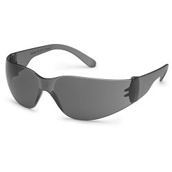 Safety Glasses, Anti-Fog, Anti-Scratch Lens Coating, Gray Lens, Frameless, Gray Frame, Polycarbonate Frame, Polycarbonate Lens, Universal