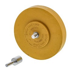 TCP Global TCP REW-385 Rubber Eraser Wheel, Rubber