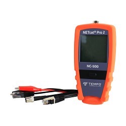 TEMPO NC-500 NETcat® NC-500 Network Cable Testers, 1 ft Resolution, LCD