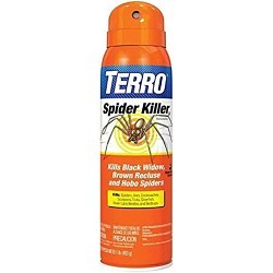 TERRO T2302-6 Spider Killer Spray, Can, 16 oz, Liquid, Off-White, Fat