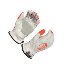 Tilsatec® TTP230CRFRXL Driver Gloves, Knitted, X-Large, #10, Leather, Gauntlet Cuff, Resists: Arc, Cut A6