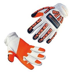 Tilsatec® TTP233KG-9 Driver Gloves, Large, #9, Leather, Orange, Resists: Cut
