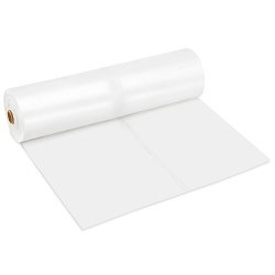 S-22877 Flame-Retardant Protection Sheeting, 100 ft Length, 8 in Width, 6 mil Thickness, Poly