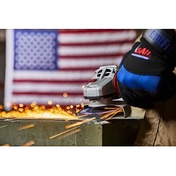 United Abrasives SAIT® 76318 Flap Disc, 4-1/2 in Disc Dia, 5/8-11 in Center Hole, 60 Grit, COARSE Grade, Zirconia Alumina Abrasive, Type 27 Disc