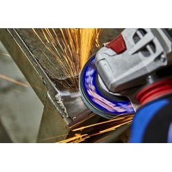 United Abrasives SAIT® 76318 Flap Disc, 4-1/2 in Disc Dia, 5/8-11 in Center Hole, 60 Grit, COARSE Grade, Zirconia Alumina Abrasive, Type 27 Disc