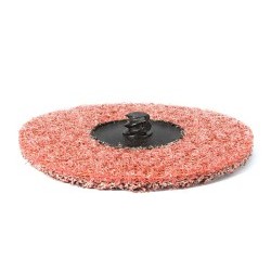 United Abrasives SAIT® 77306 Surface Conditioning Disc, 2 in Disc Dia, COARSE Grade, Non-Woven Synthetic Fiber/Aluminum Oxide Abrasive