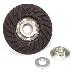 United Abrasives SAIT® 95016 Backing Pad, 5 in Pad Dia, Arbor Attachment