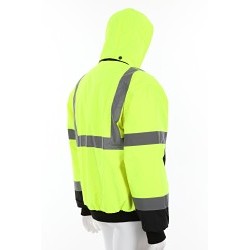MCR Safety MCRVBBCL3LX4 Rain Jacket, Value Bomber, 4X-Large, Fluorescent, Class 3
